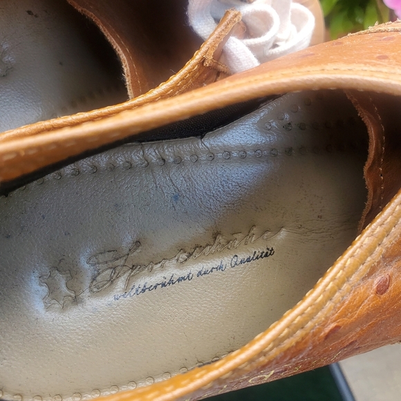 "Adidas Italia 2008 Premium Ostrich Leather | Rare Retro Sneakers" Mens size 12 - Picture 12 of 16